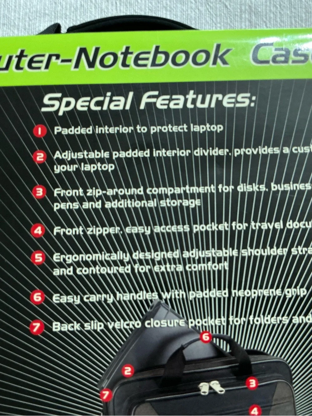 NEW - ICON Black Computer-Notebook Case